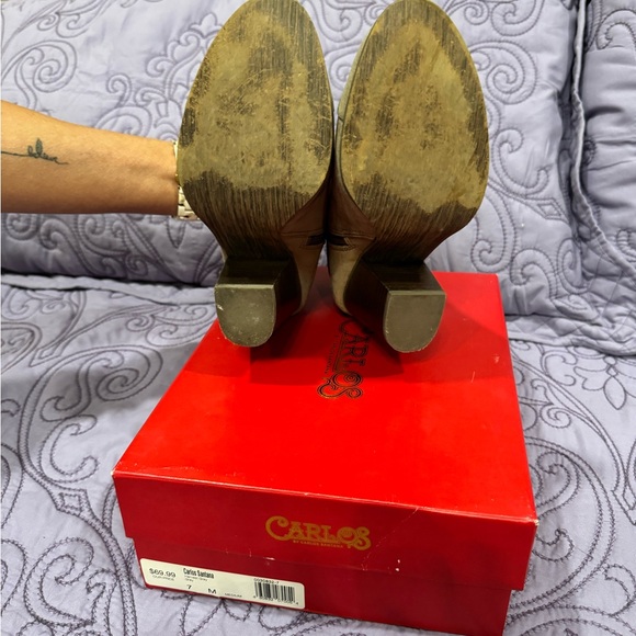 Carlos Santana harvest Gray booties - Picture 2 of 6